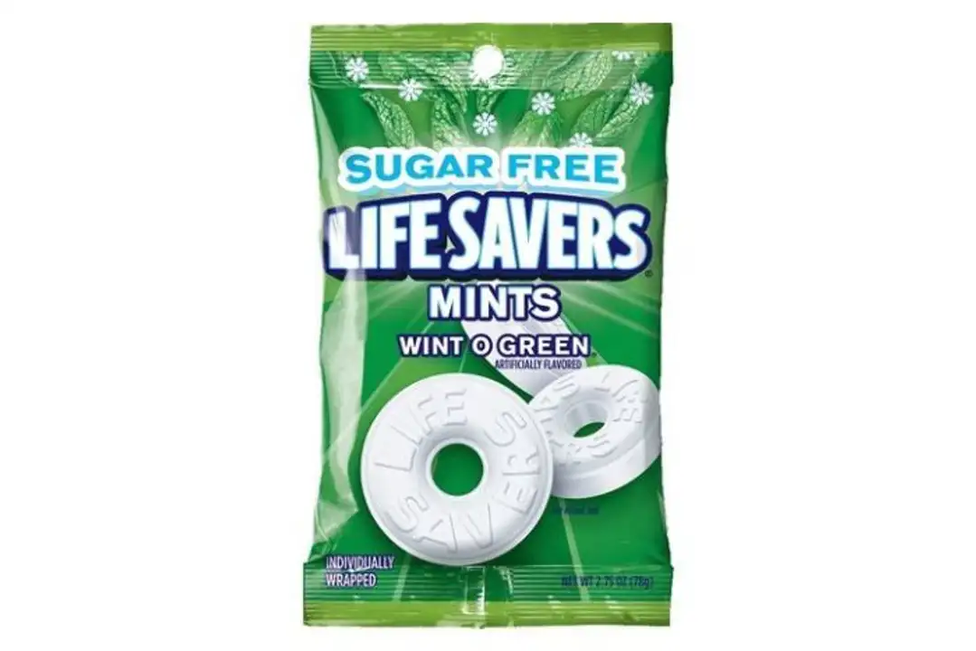 Order Life Savers Wint-o-green Sugar Free Candy (2.75oz) - 2.75 Ounces food online from Fligner Market store, Lorain on bringmethat.com