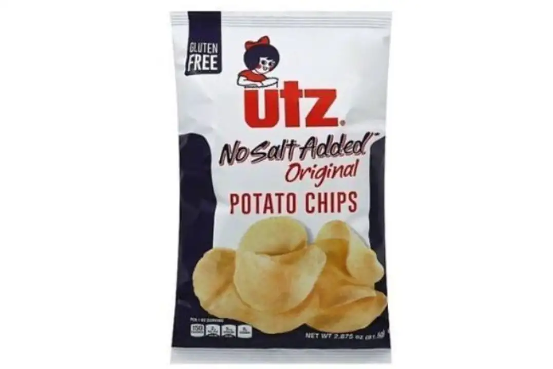 Order Utz No Salt Added Original Potato Chips - 2.875 Ounces food online from Meats Supreme store, Brooklyn on bringmethat.com
