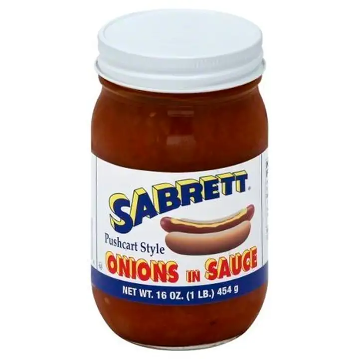 Order Sabrett Onions, in Sauce, Pushcart Style - 16 Ounces food online from Meats Supreme store, Brooklyn on bringmethat.com