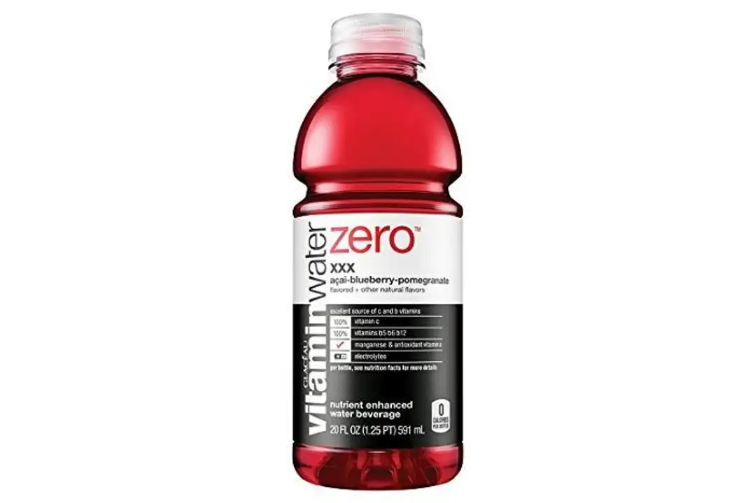 Order Vitaminwater Zero Water Beverage, Nutrient Enhanced, XXX, Acai-Blueberry-Pomegranate - 20 Ounces food online from Novato Harvest Market store, Novato on bringmethat.com