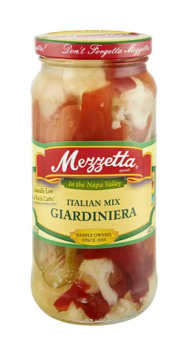 Order Mezzetta Giardiniera, Italian Mix - 16 Ounces food online from Novato Harvest Market store, Novato on bringmethat.com