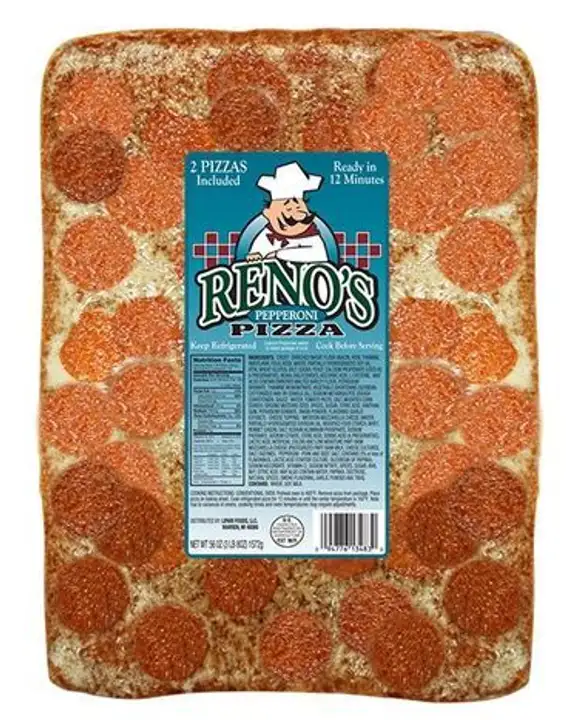 Order Reno's Peperoni Pizza - 2 Count food online from Fligner Market store, Lorain on bringmethat.com