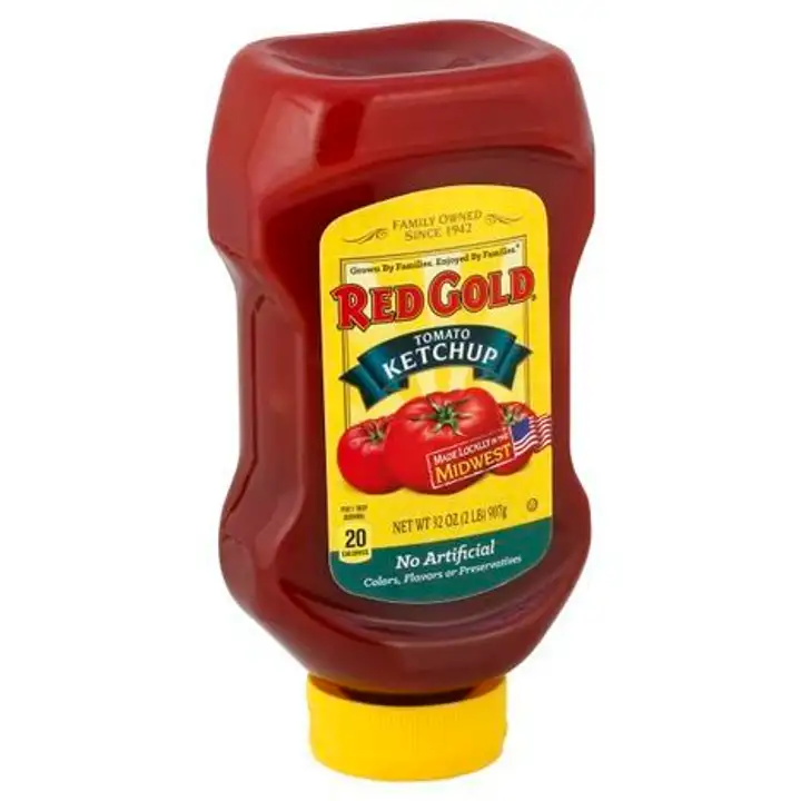 Order Red Gold Ketchup, Tomato - 32 Ounces food online from Fligner Market store, Lorain on bringmethat.com