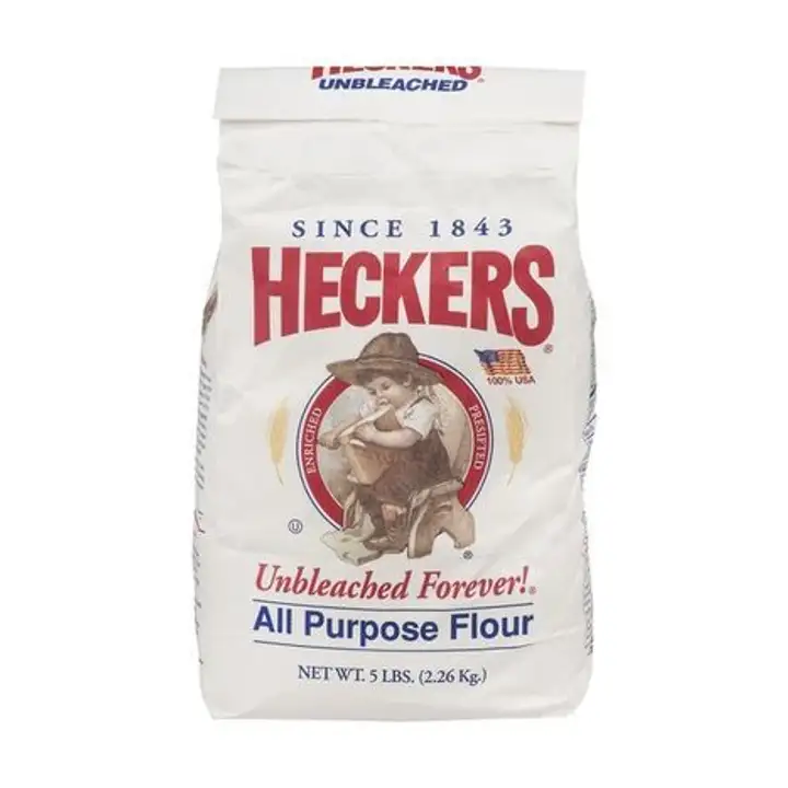 Order Heckers Unbleached All Purpose Flour - 32 Ounces food online from Holiday farms store, Roslyn Heights on bringmethat.com