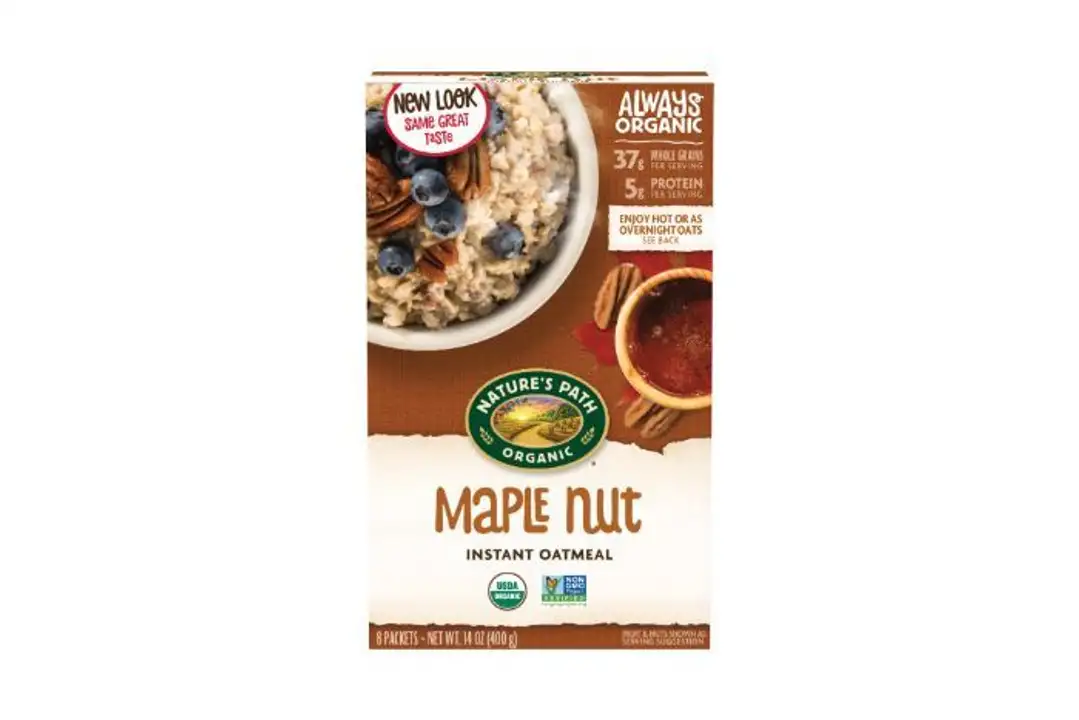 Order Nature's Path Organic Instant Oatmeal, Maple Nut - 8 Each food online from Novato Harvest Market store, Novato on bringmethat.com