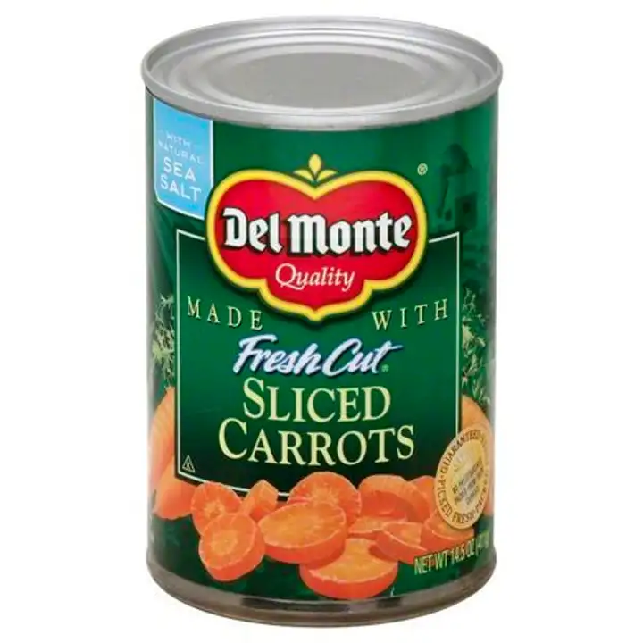 Order Del Monte Carrots, Sliced - 14.5 Ounces food online from Meats Supreme store, Brooklyn on bringmethat.com