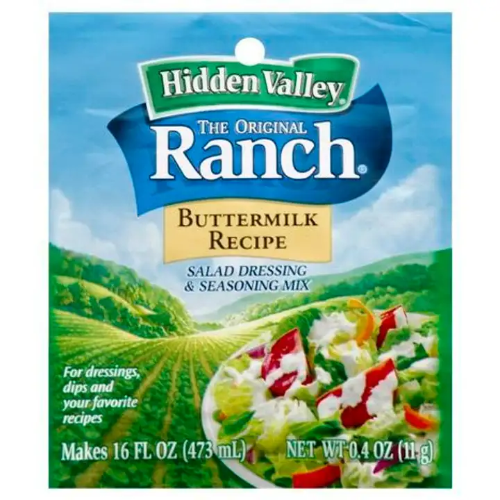 Order Hidden Valley Salad Dressing & Seasoning Mix, The Original Ranch, Buttermilk Recipe - 0.4 Ounces food online from Fligner Market store, Lorain on bringmethat.com