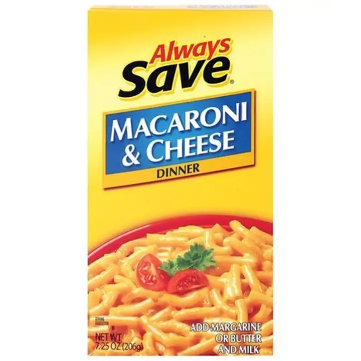Order Always Save Macaroni & Cheese Dinner - 7.25 Ounces food online from Fligner Market store, Lorain on bringmethat.com