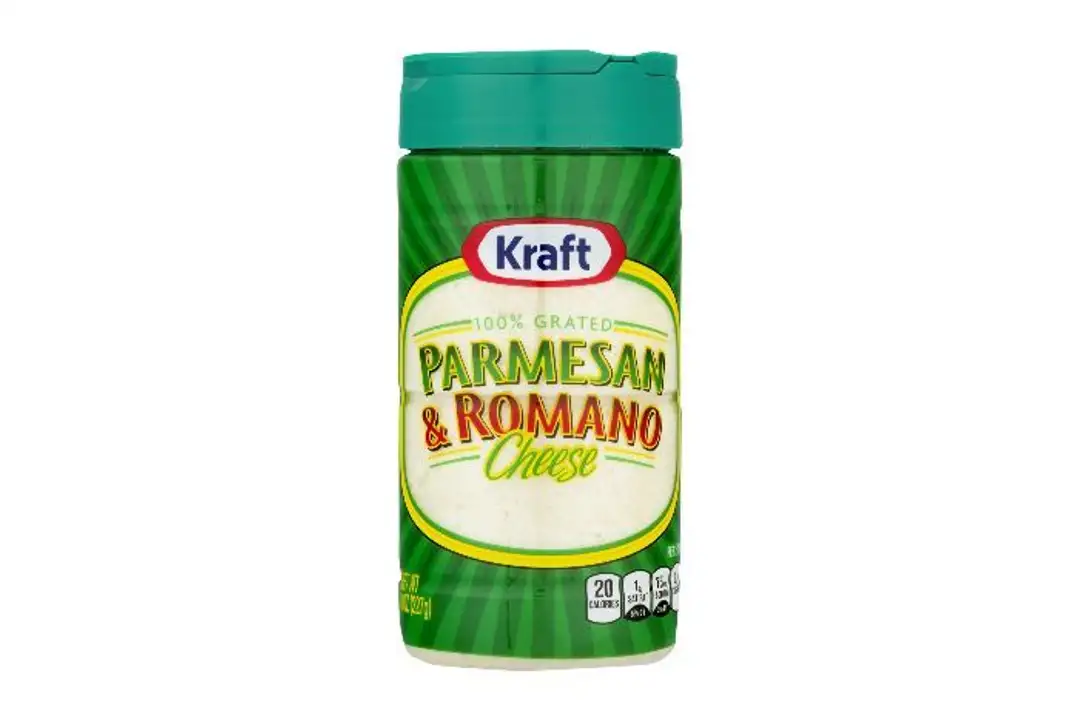 Order Kraft Cheese, 100% Grated, Parmesan & Romano - 8 Ounces food online from Novato Harvest Market store, Novato on bringmethat.com