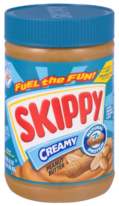 Order Skippy Peanut Butter, Creamy - 16.3 Ounces food online from Meats Supreme store, Brooklyn on bringmethat.com