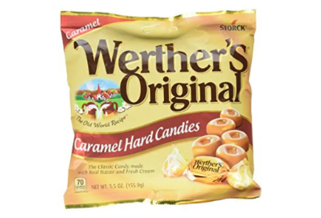 Order Werthers Hard Candies, Caramel - 5.5 Ounces food online from Novato Harvest Market store, Novato on bringmethat.com