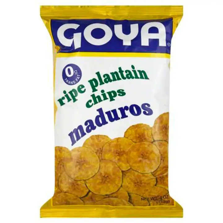 Order Goya Plantain Chips, Ripe - 4 Ounces food online from Fligner Market store, Lorain on bringmethat.com