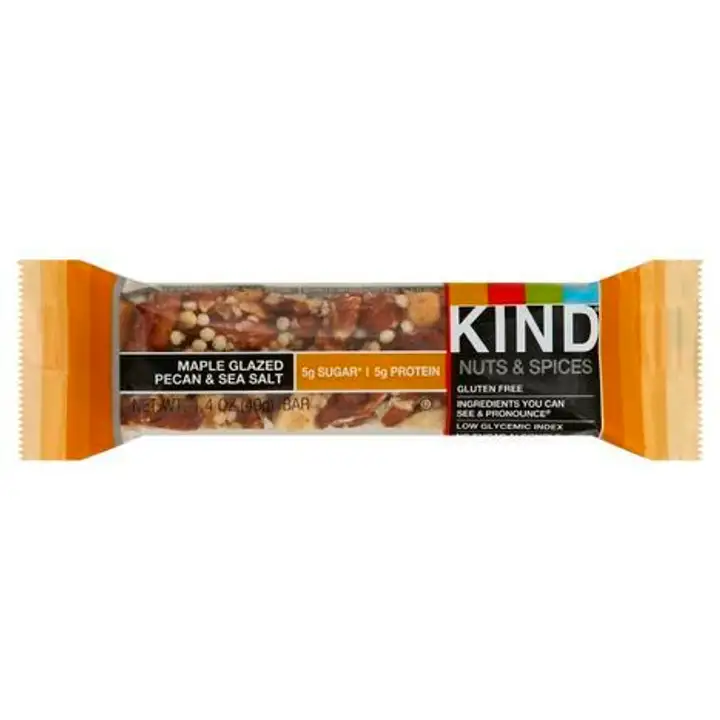 Order Kind Nuts & Spices Bar, Maple Glazed Pecan & Sea Salt - 1.4 Ounces food online from Holiday farms store, Roslyn Heights on bringmethat.com