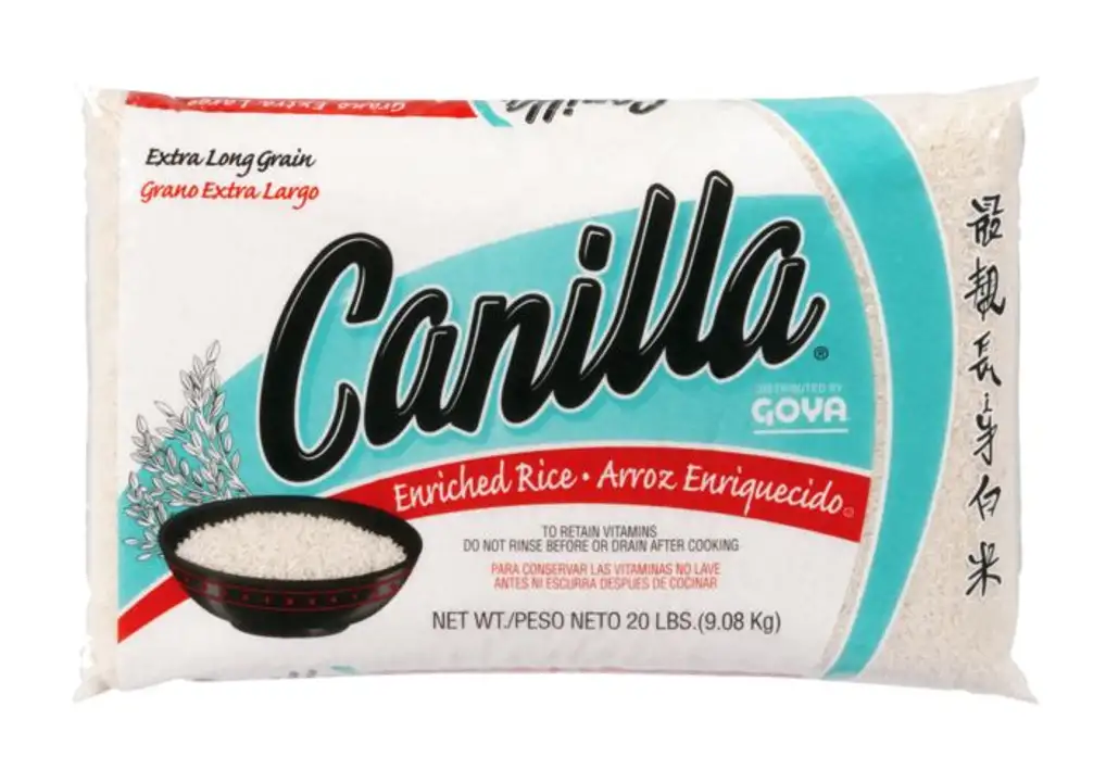 Order Canilla Enriched Rice, Extra Long Grain - 320 Ounces food online from Fligner Market store, Lorain on bringmethat.com