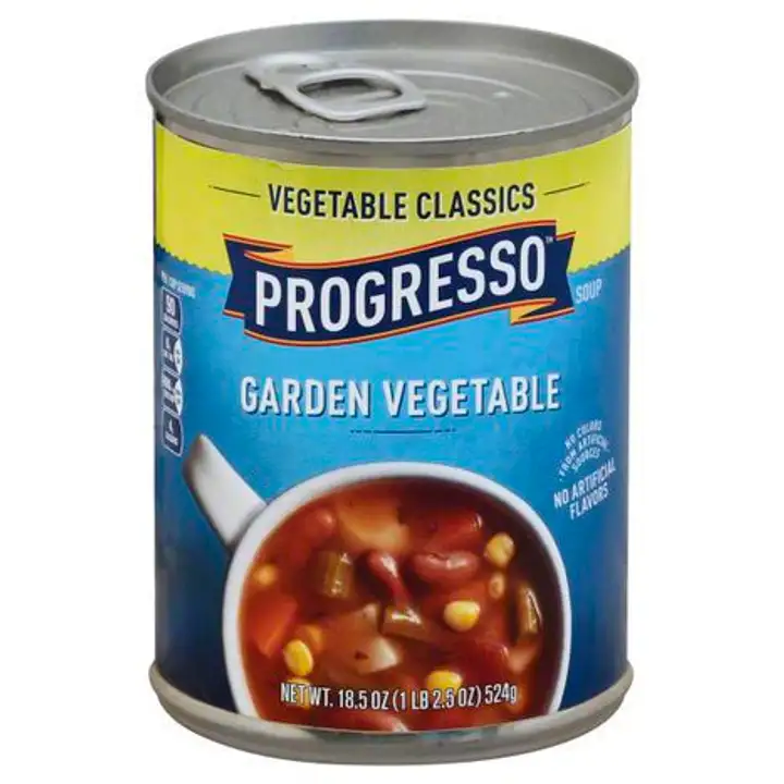 Order Progresso Vegetable Classics Soup, Garden Vegetable - 18.5 Ounces food online from Holiday farms store, Roslyn Heights on bringmethat.com
