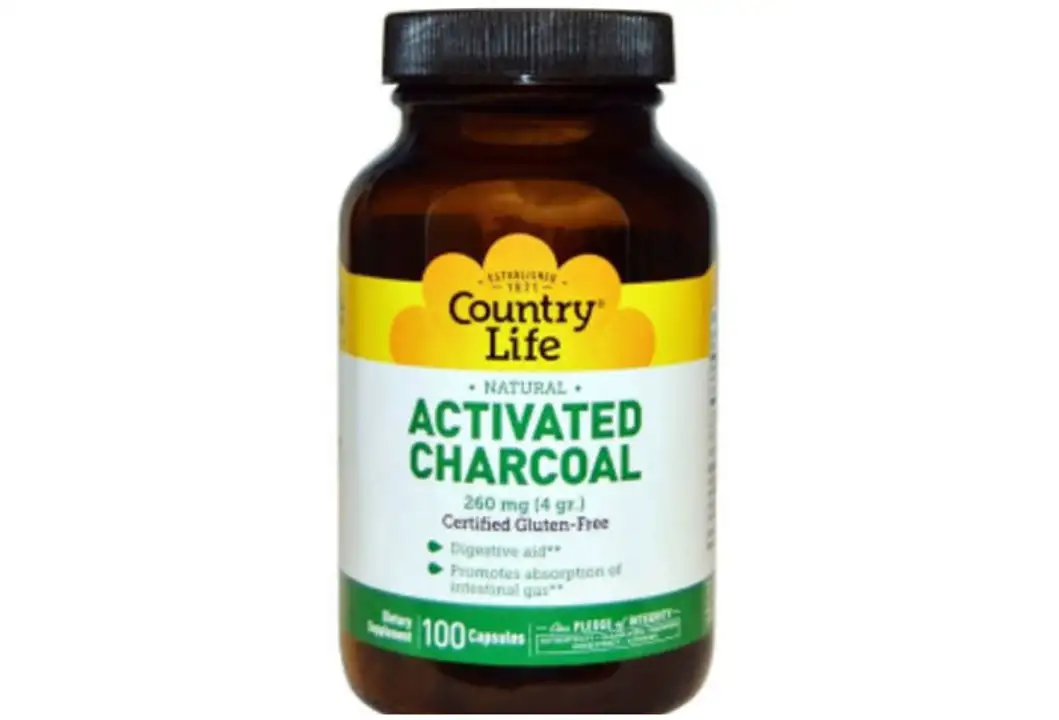 Order Country Life Activated Charcoal 260mg Capsules - 100 Vegan Capsules food online from Whole Foods Co-Op Denfeld store, Duluth on bringmethat.com