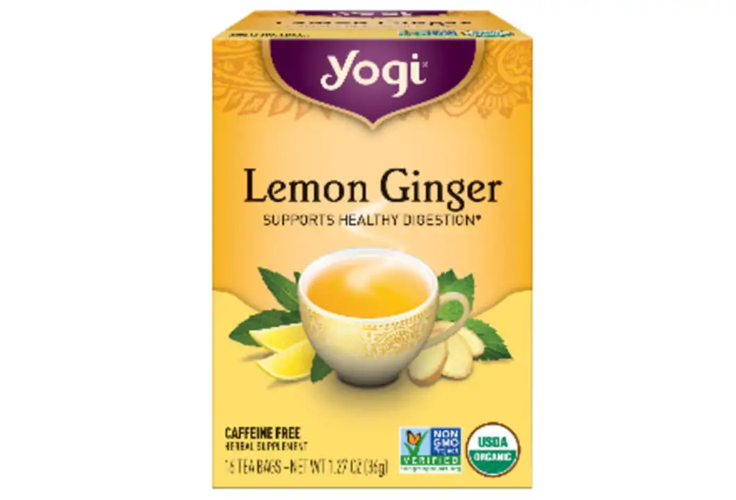 Order Yogi Tea, Lemon Ginger, Bags - 16 Bags food online from Whole Foods Co-Op Denfeld store, Duluth on bringmethat.com
