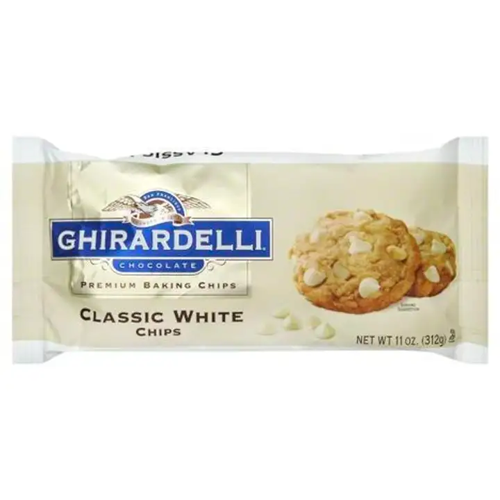 Order Ghirardelli Baking Chips, Premium, Classic White - 11 Ounces food online from Holiday farms store, Roslyn Heights on bringmethat.com