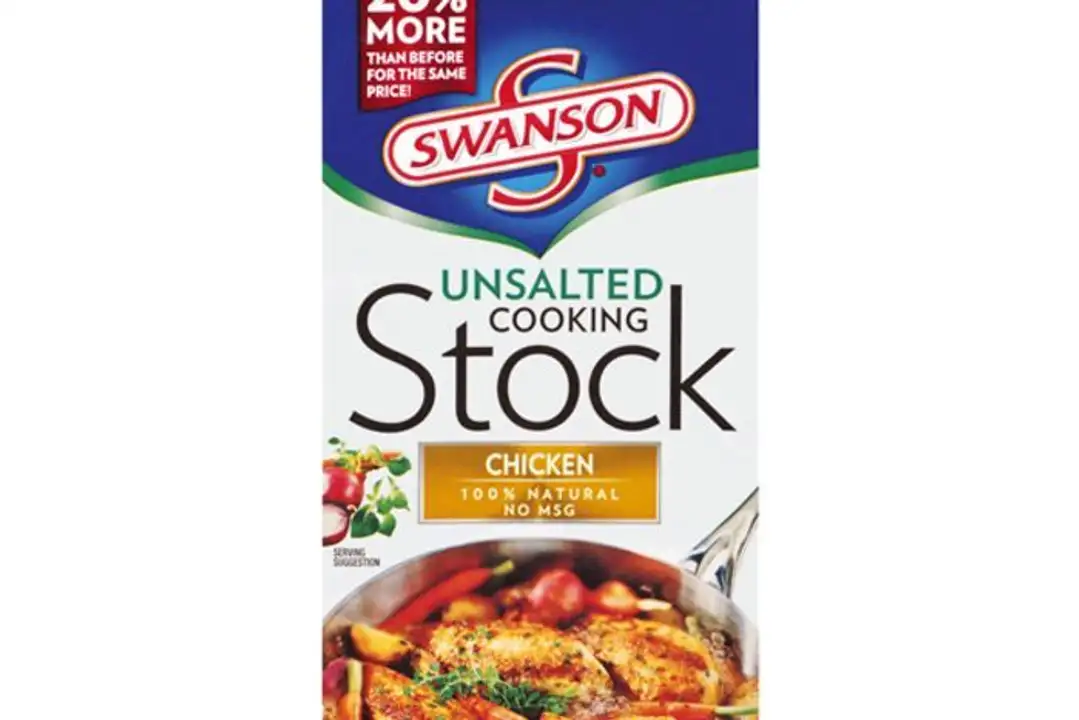 Order Swanson Unsalted Chicken Cooking Stock - 32 Ounces food online from Fligner Market store, Lorain on bringmethat.com