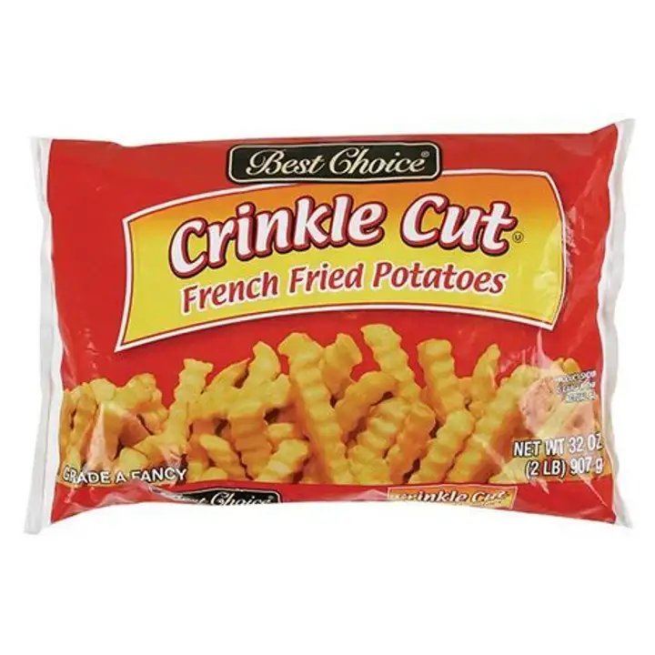 Order Best Choice Crinkle Cut French Fried Potato - 32 Ounces food online from Fligner Market store, Lorain on bringmethat.com