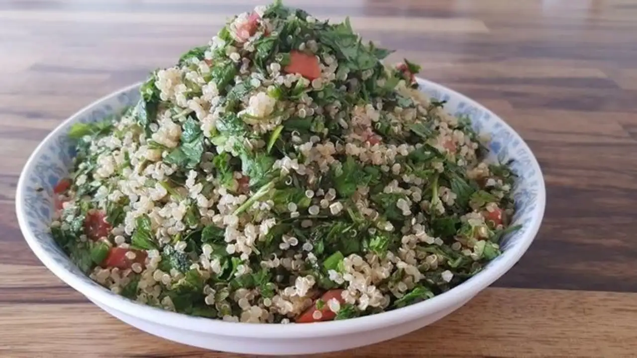 Order Quinoa Tabbouli Salad food online from Whole Foods Co-Op Denfeld store, Duluth on bringmethat.com