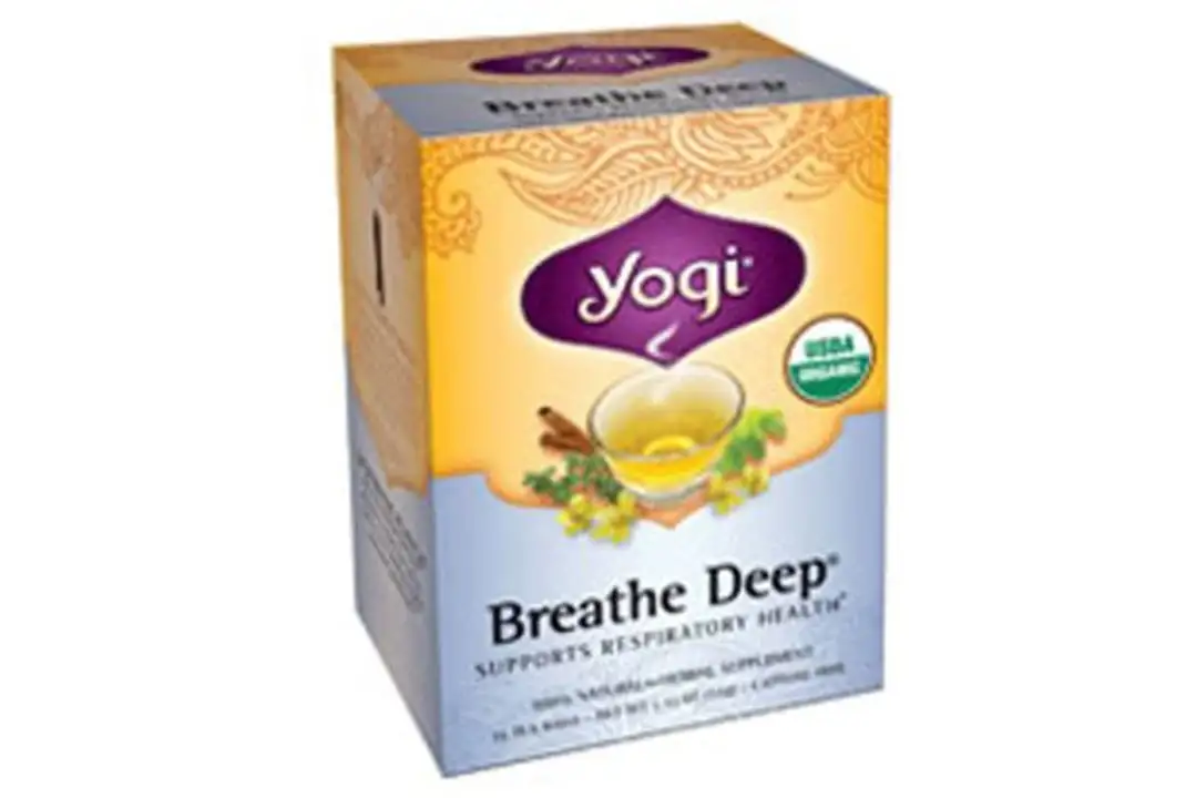 Order Yogi Tea, Breathe Deep, Bags - 16 Bags food online from Whole Foods Co-Op Denfeld store, Duluth on bringmethat.com