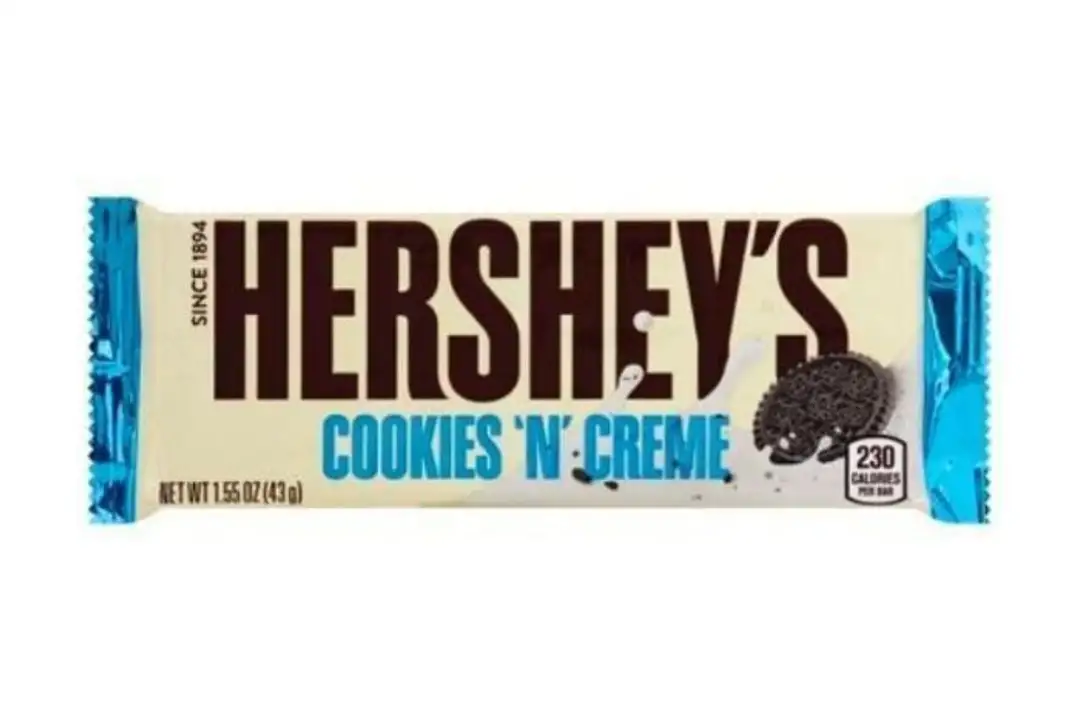 Order Hersheys Cookies 'n' Creme - 2 Ounces food online from Holiday farms store, Roslyn Heights on bringmethat.com