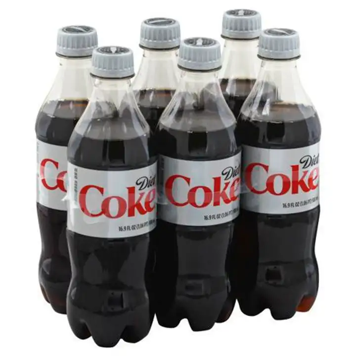 Order Diet Coke Cola, Diet - 6 Pack (16.9 Ounces Each) food online from Holiday farms store, Roslyn Heights on bringmethat.com