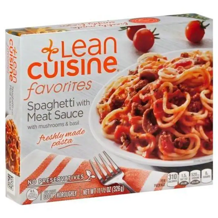 Order Lean Cuisine Favorites Spaghetti with Meat Sauce - 11 Ounces food online from Novato Harvest Market store, Novato on bringmethat.com
