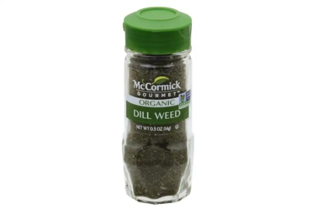 Order McCormick Gourmet Dill Weed, Organic - 0.5 Ounces food online from Novato Harvest Market store, Novato on bringmethat.com