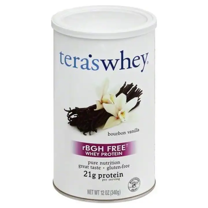Order Teraswhey Whey Protein, Grass Fed, Bourbon Vanilla - 12 Ounces food online from Whole Foods Co-Op Denfeld store, Duluth on bringmethat.com