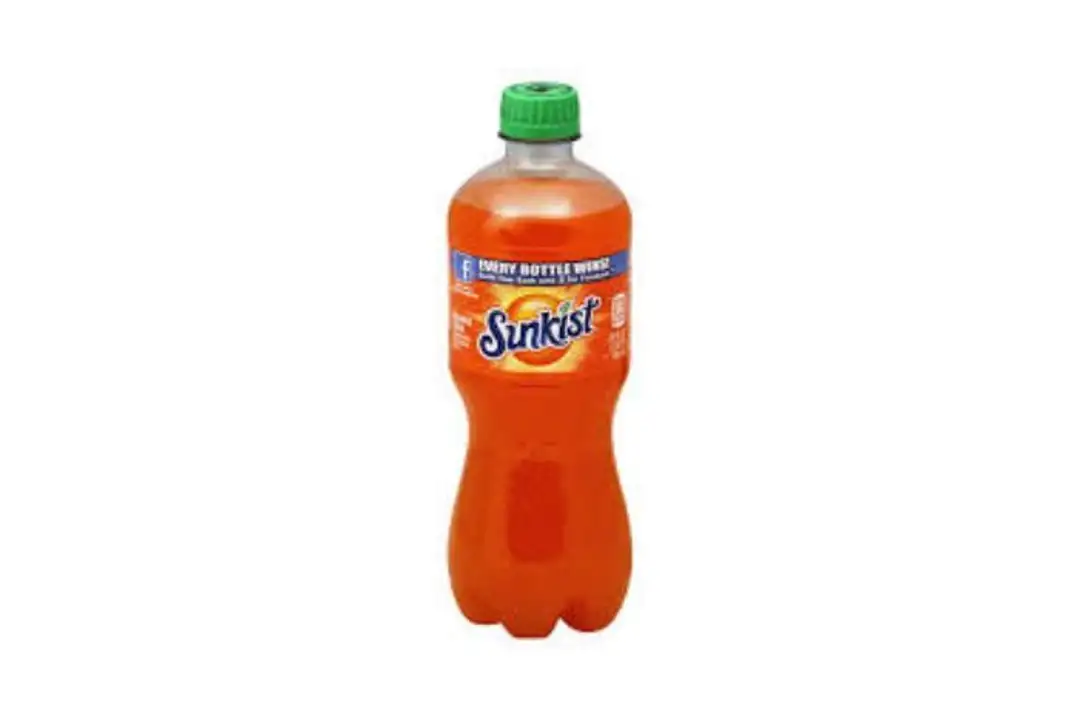 Order Sunkist Soda, Orange - 20 Ounces food online from Holiday farms store, Roslyn Heights on bringmethat.com