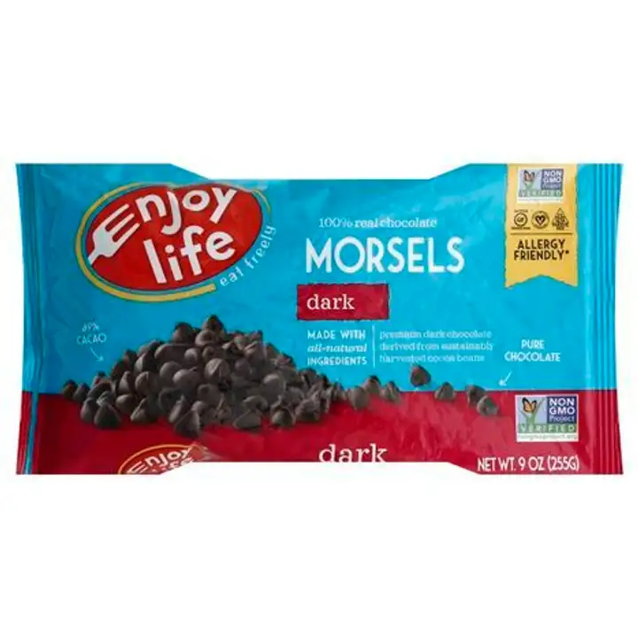 Order Enjoy Life Dark Chocolate, Morsels - 9 Ounces food online from Novato Harvest Market store, Novato on bringmethat.com