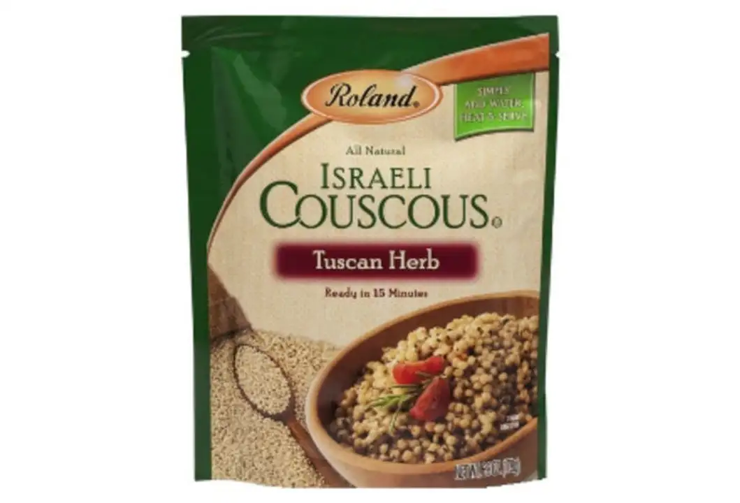 Order Roland Couscous, Israeli, Tuscan Herb - 6.3 Ounces food online from Novato Harvest Market store, Novato on bringmethat.com