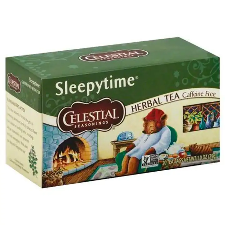Order Celestial Seasonings Sleepytime Herbal Tea, Caffeine Free, Bags - 20 Bags food online from Whole Foods Co-Op Denfeld store, Duluth on bringmethat.com