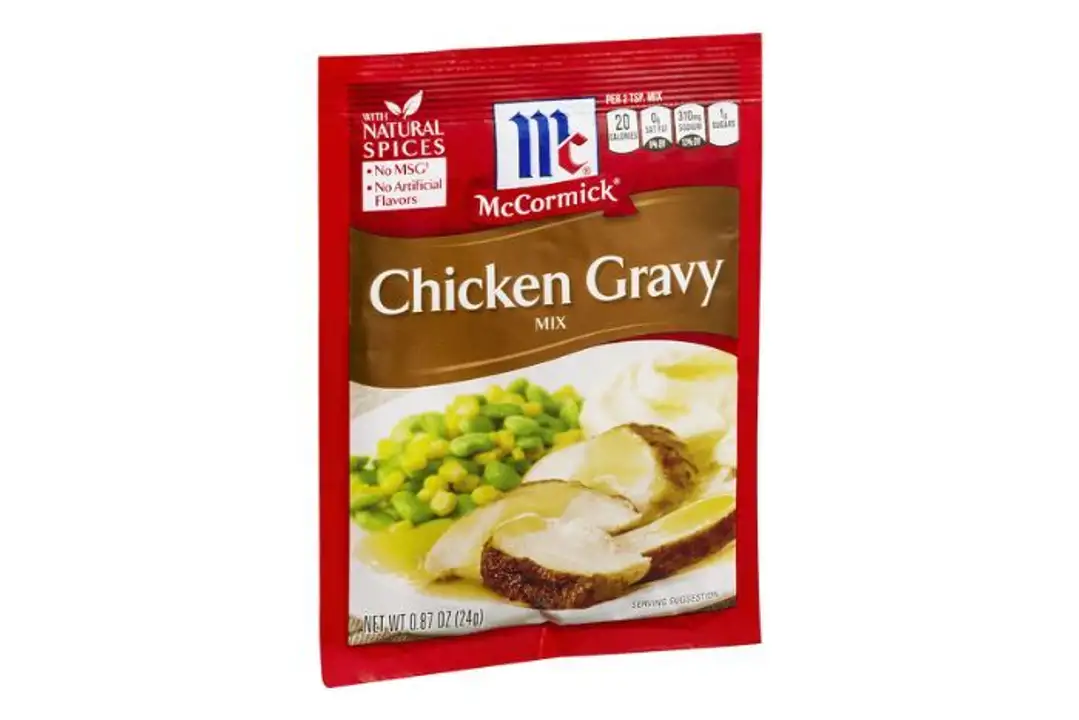 Order McCormick Gravy Mix, Chicken - 0.87 Ounces food online from Holiday farms store, Roslyn Heights on bringmethat.com