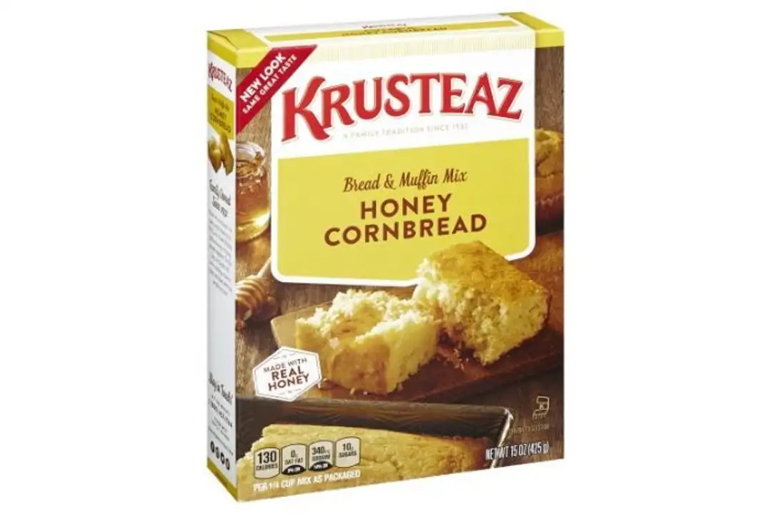Order Krusteaz Cornbread & Muffin Mix, Honey - 425 Grams food online from Novato Harvest Market store, Novato on bringmethat.com