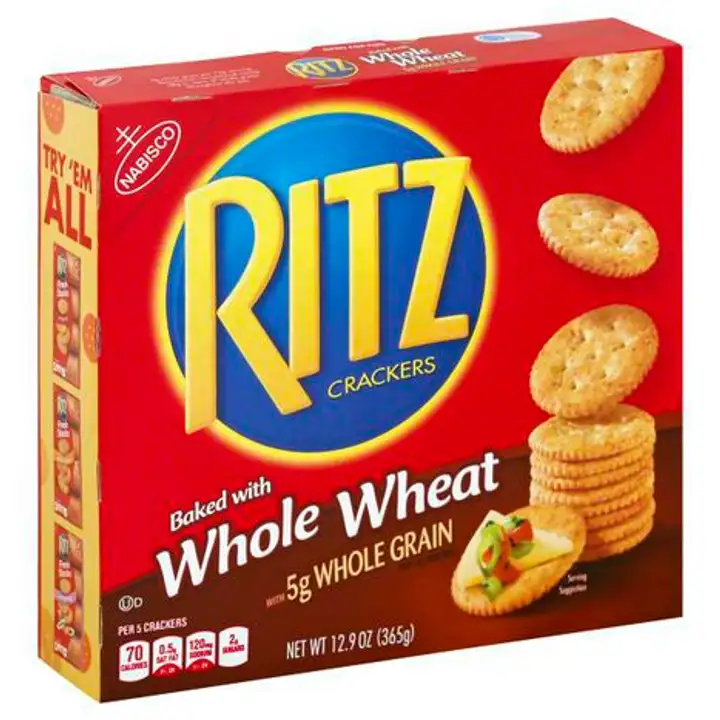 Order Ritz Crackers, Whole Wheat - 12 Ounces food online from Novato Harvest Market store, Novato on bringmethat.com