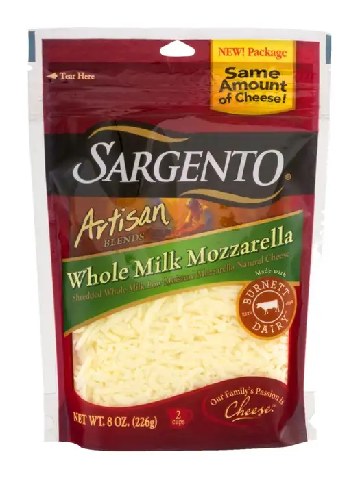 Order Sargento Off the Block Cheese, Shredded, Low Moisture, Mozzarella, Whole Milk - 8 Ounces food online from Holiday farms store, Roslyn Heights on bringmethat.com