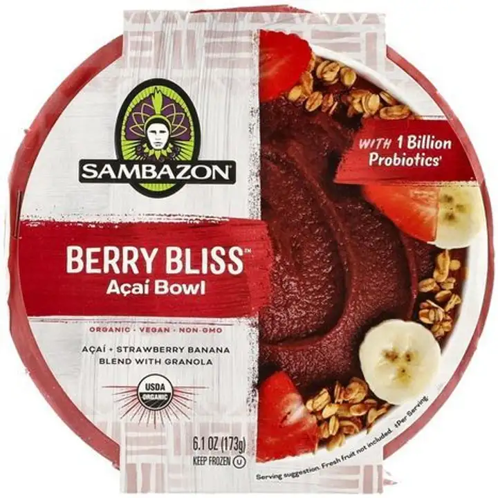 Order Sambazon Berry Bliss Acai Bowl - 6.1 Ounces food online from Whole Foods Co-Op Denfeld store, Duluth on bringmethat.com
