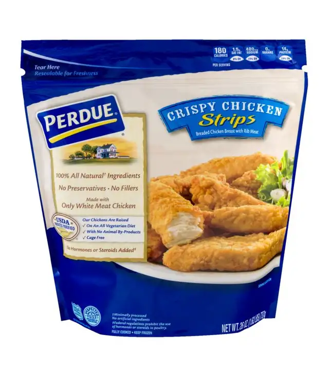 Order Perdue Chicken Strips, Crispy - 26 Ounces food online from Holiday farms store, Roslyn Heights on bringmethat.com
