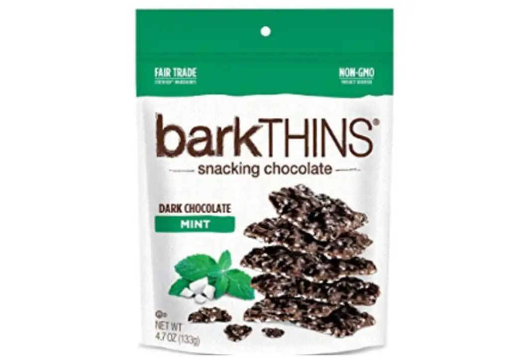 Order BarkThins Snacking Chocolate, Dark Chocolate, Mint - 4.7 Ounces food online from Holiday farms store, Roslyn Heights on bringmethat.com