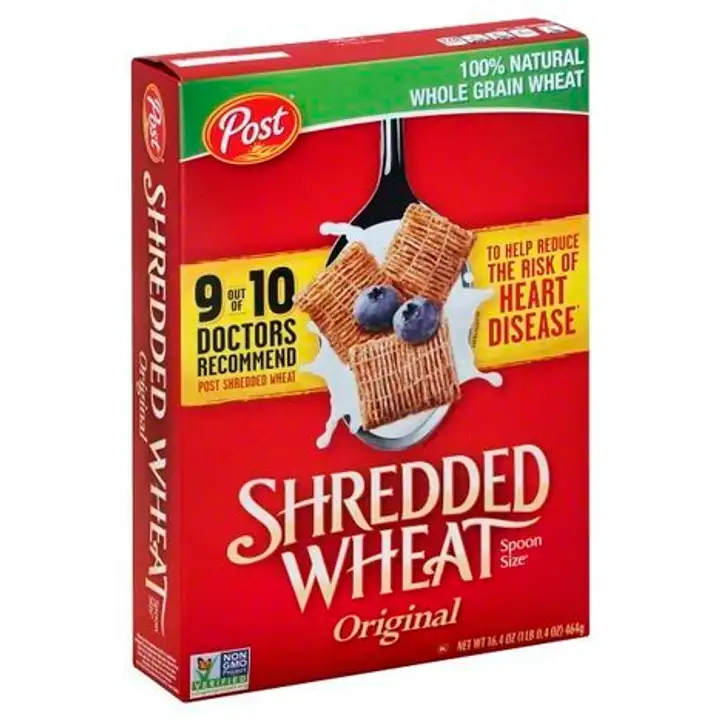 Order Shredded Wheat Simple Goodness Cereal, Original, Spoon Size - 16.4 Ounces food online from Novato Harvest Market store, Novato on bringmethat.com