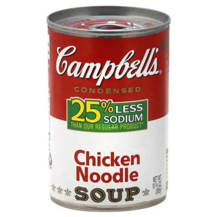 Order Campbells Soup, Chicken Noodle, Condensed - 10.75 Ounces food online from Holiday farms store, Roslyn Heights on bringmethat.com
