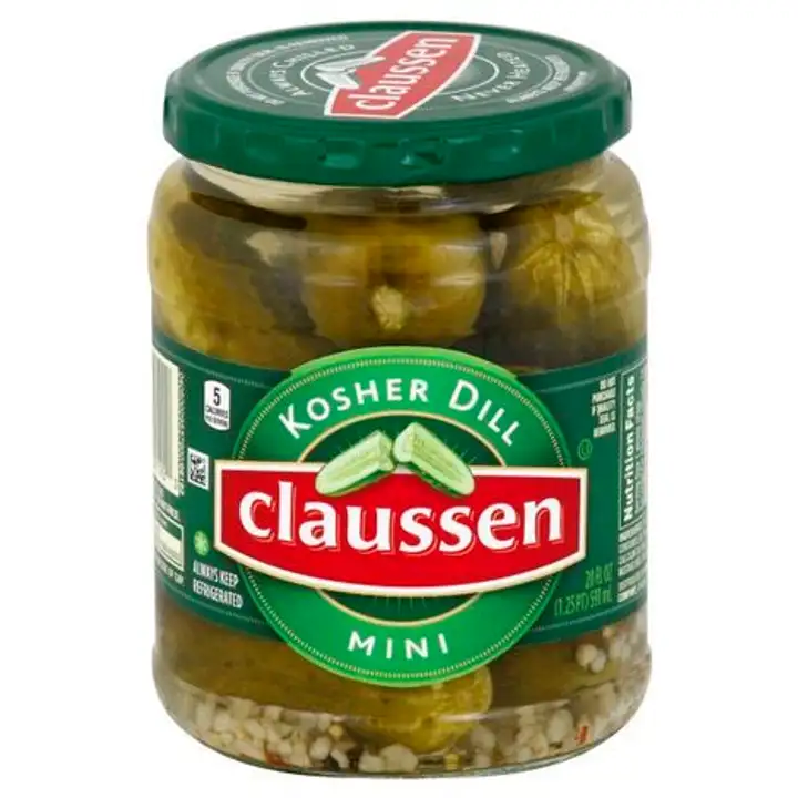 Order Claussen Pickles, Kosher Dill, Mini - 24 Ounces food online from Holiday farms store, Roslyn Heights on bringmethat.com
