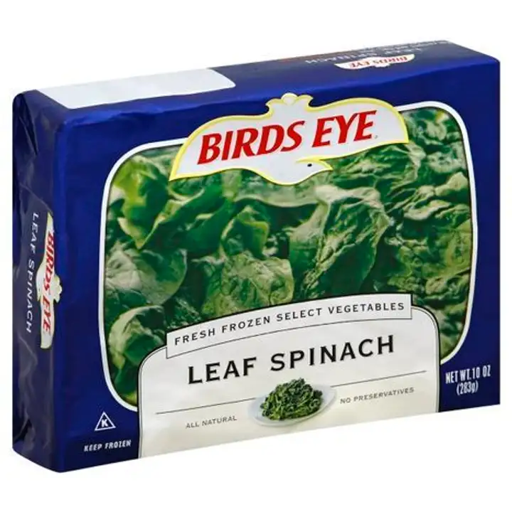 Order Birds Eye Spinach, Leaf - 10 Ounces food online from Meats Supreme store, Brooklyn on bringmethat.com