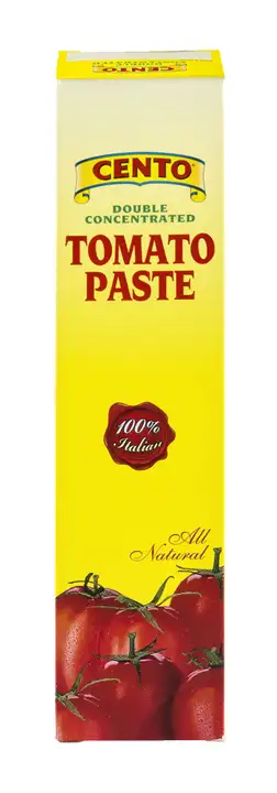 Order Cento Tomato Paste, Double Concentrated - 4.56 Ounces food online from Novato Harvest Market store, Novato on bringmethat.com