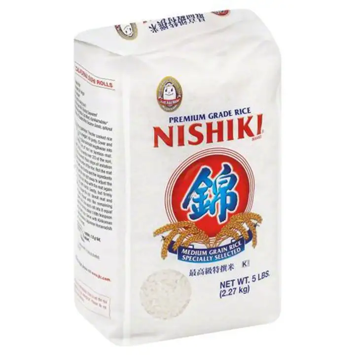 Order Nishiki Rice, Medium Grain - 80 Ounces food online from Novato Harvest Market store, Novato on bringmethat.com
