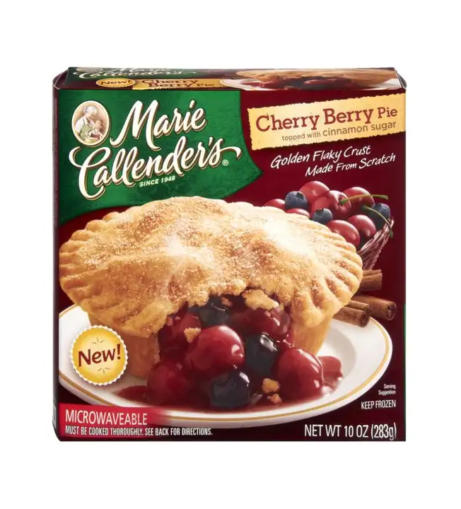 Order Marie Callender's Microwaveble Cherry Berry Pie - 9.5 Ounces food online from Novato Harvest Market store, Novato on bringmethat.com