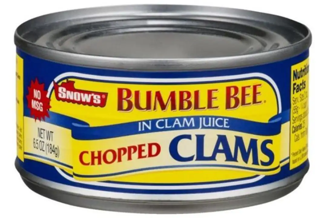 Order Bumble Bee Chopped Clams, In Clam Juice - 6.5 Ounces food online from Holiday farms store, Roslyn Heights on bringmethat.com